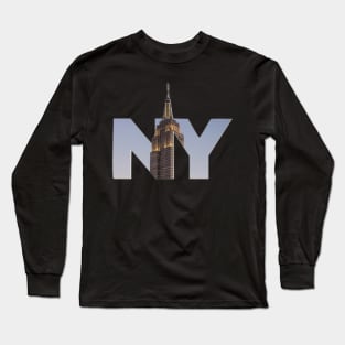 NY Empire State Building Long Sleeve T-Shirt